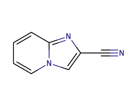 Molecular Structure of 38922-79-1 (Imidazo[1,2-a]pyridine-2-carbonitrile)