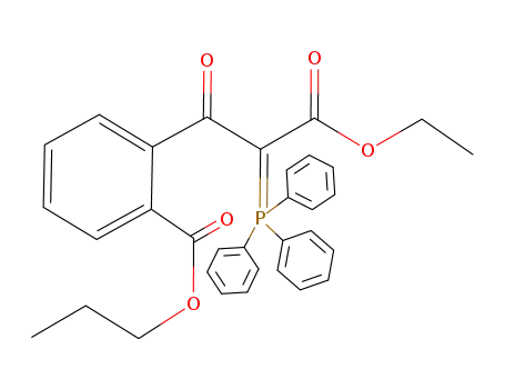 2-[2-Ethoxycarbonyl-2-(triphenyl-λ<sup>5</sup>-phosphanylidene)-acetyl]-benzoic acid propyl ester