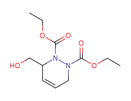 1,2-Pyridazinedicarboxylic acid, 3,6-dihydro-3-(hydroxymethyl)-, diethyl
ester