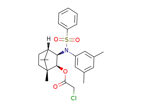 Chloro-acetic acid (1R,2S,3R,4S)-3-[benzenesulfonyl-(3,5-dimethyl-phenyl)-amino]-1,7,7-trimethyl-bicyclo[2.2.1]hept-2-yl ester