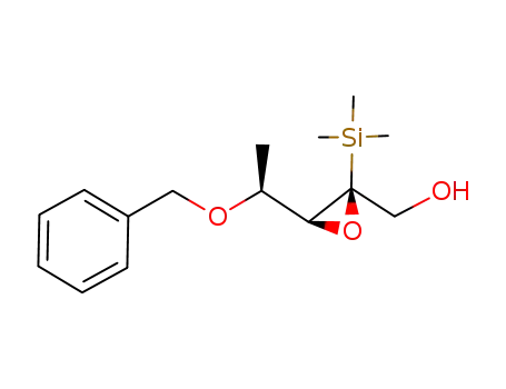 [(2R,3S)-3-((S)-1-Benzyloxy-ethyl)-2-trimethylsilanyl-oxiranyl]-methanol