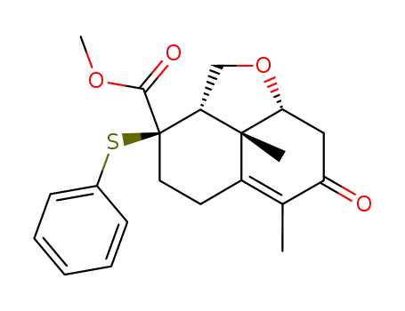 (2aS,3R,8aR,8bS)-6,8b-Dimethyl-7-oxo-3-phenylsulfanyl-2a,3,4,5,7,8,8a,8b-octahydro-2H-naphtho[1,8-bc]furan-3-carboxylic acid methyl ester