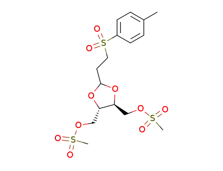 Methanesulfonic acid (4S,5S)-5-methanesulfonyloxymethyl-2-[2-(toluene-4-sulfonyl)-ethyl]-[1,3]dioxolan-4-ylmethyl ester
