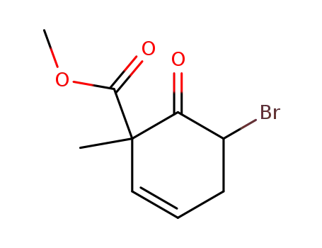 5-Bromo-1-methyl-6-oxo-cyclohex-2-enecarboxylic acid methyl ester