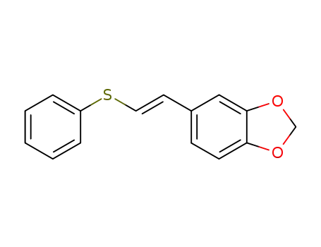 1-(3,4-Methylendioxy-phenyl)-2-phenylthio-aethen