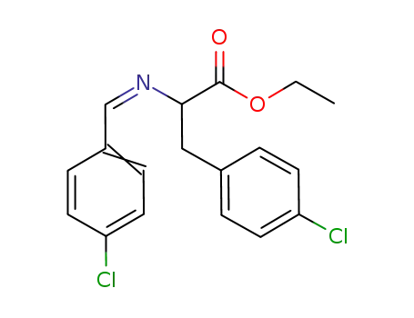 3-(4-Chloro-phenyl)-2-{[1-(4-chloro-phenyl)-meth-(Z)-ylidene]-amino}-propionic acid ethyl ester
