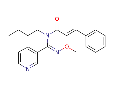 (E)-N-butyl-N-[(Z)-methoxyimino-3-pyridylmethyl]cinnamamide