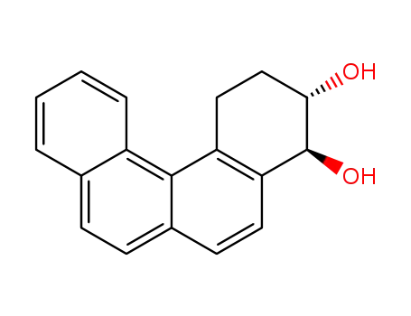 Molecular Structure of 75410-88-7 ((3S,4S)-1,2,3,4-tetrahydrobenzo[c]phenanthrene-3,4-diol)