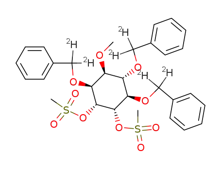 Molecular Structure of 76885-73-9 (C<sub>30</sub>H<sub>30</sub><sup>(2)</sup>H<sub>6</sub>O<sub>10</sub>S<sub>2</sub>)