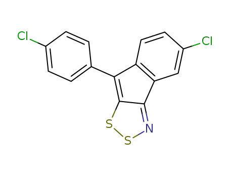 8-(4-chlorophenyl)-5-chloroindeno<1,2-d>-1,2,3-dithiazole
