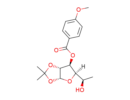 4-Methoxy-benzoic acid (3aR,5R,6S,6aR)-5-((R)-1-hydroxy-ethyl)-2,2-dimethyl-tetrahydro-furo[2,3-d][1,3]dioxol-6-yl ester