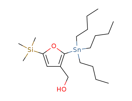 3-Furanmethanol, 2-(tributylstannyl)-5-(trimethylsilyl)-
