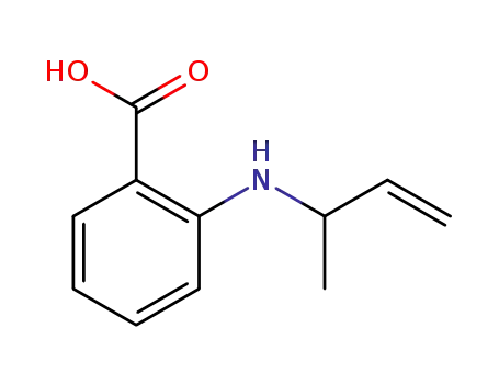 Benzoic acid, 2-[(1-methyl-2-propenyl)amino]- (9CI)