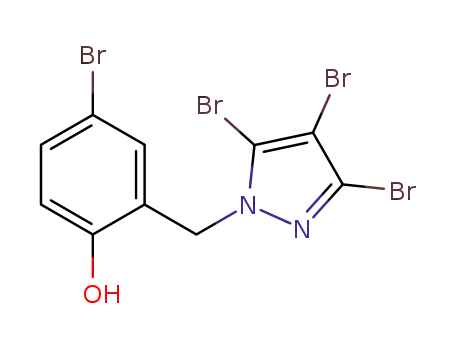 4-bromo-2-(3,4,5-tribromo-1H-1-pyrazolylmethyl)phenol