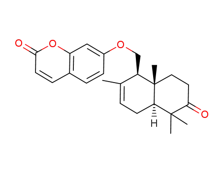 7-[[(1R,4aS,8aR)-2,5,5,8a-tetramethyl-6-oxo-4,4a,7,8-tetrahydro-1H-naphthalen-1-yl]methoxy]chromen-2-one