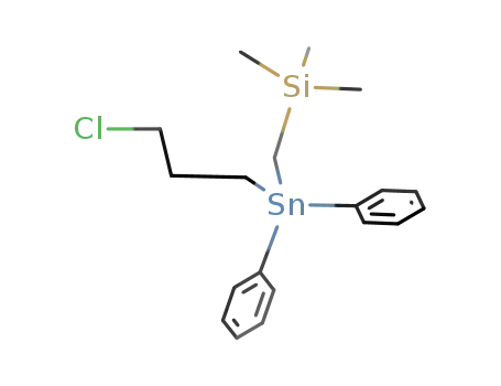 Silane, [[(3-chloropropyl)diphenylstannyl]methyl]trimethyl-