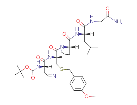 Boc-Can-Cys(PMB)-Pro-Leu-Gly-NH<sub>2</sub>