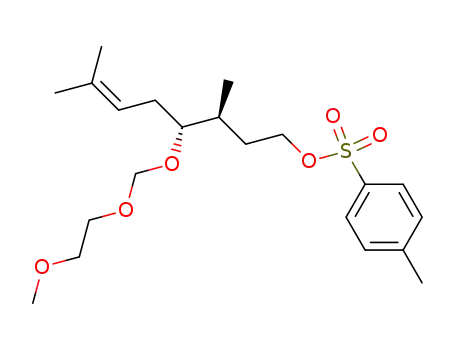 Toluene-4-sulfonic acid (3S,4R)-4-(2-methoxy-ethoxymethoxy)-3,7-dimethyl-oct-6-enyl ester