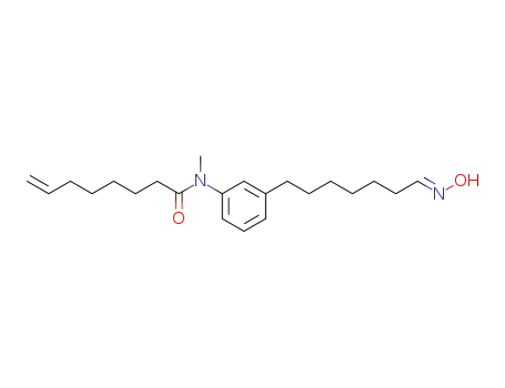 7-Octenamide, N-[3-[7-(hydroxyimino)heptyl]phenyl]-N-methyl-