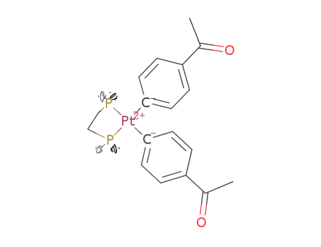 Pt(C<sub>6</sub>H<sub>4</sub>COMe-4)2(dppe)