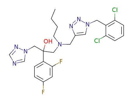 C<sub>25</sub>H<sub>27</sub>Cl<sub>2</sub>F<sub>2</sub>N<sub>7</sub>O