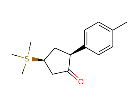 (2S,4S)-2-p-Tolyl-4-trimethylsilanyl-cyclopentanone