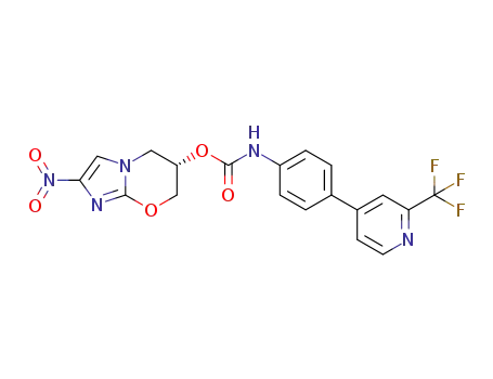 (6S)-2-nitro-6,7-dihydro-5H-imidazo[2,1-b][1,3]oxazin-6-yl {4-[2-(trifluoromethyl)pyridin-4-yl]phenyl}carbamate