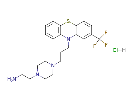 4-(3-(10-92-trifluoromethyl)phenothiazinyl)propyl-1-(2-aminoethyl)-piperazine hydrochloride
