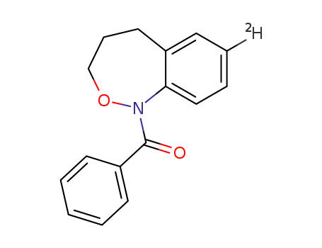 N-benzoyl-7-deuterio-1,3,4,5-tetrahydro-2,1-benzoxazepine