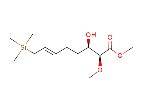(E)-(2S,3R)-3-Hydroxy-2-methoxy-8-trimethylsilanyl-oct-6-enoic acid methyl ester