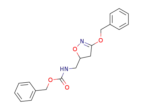 (R,S)-3-benzyloxy-5-N(benzyloxycarbonyl)aminomethyl-Δ<sup>2</sup>-isoxazoline