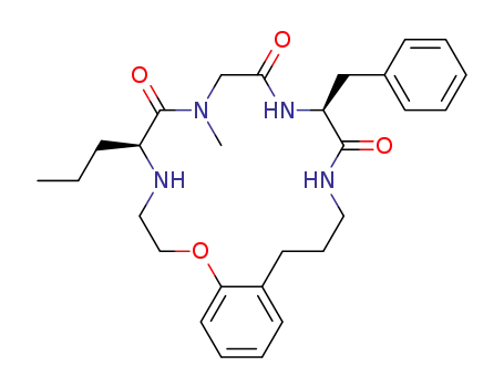 C<sub>28</sub>H<sub>38</sub>N<sub>4</sub>O<sub>4</sub>