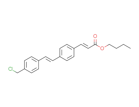 (E)-n-butyl 3-(4-((E)-4-(chloromethyl)styryl)phenyl)acrylate
