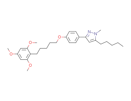 1-methyl-5-pentyl-3-(4-{[5-(2,4,6-trimethoxyphenyl)pentyl]-oxy}phenyl)-1H-pyrazole