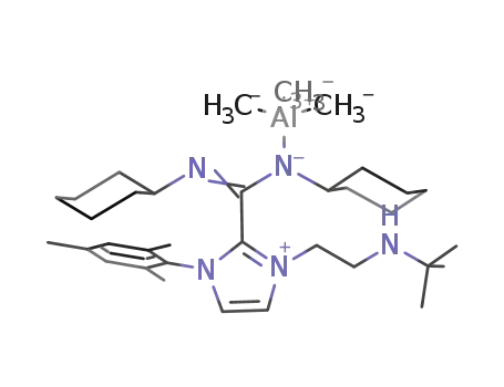 Me<sub>3</sub>Al(N(Cy)C(NCy)C((N-mesityl)N(CHCH)N(CHCH<sub>2</sub>NH-t-Bu)))