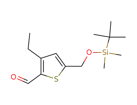 5-({[tert-butyl(dimethyl)silyl]oxy}methyl)-3-ethylthiophene-2-carboxaldehyde