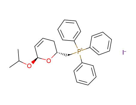 ((2R,6R)-6-Isopropoxy-3,6-dihydro-2H-pyran-2-ylmethyl)-triphenyl-phosphonium; iodide