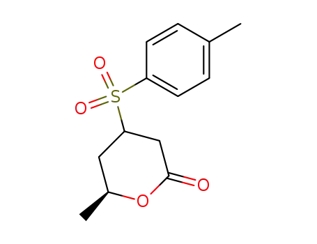 (S)-6-Methyl-4-(toluene-4-sulfonyl)-tetrahydro-pyran-2-one