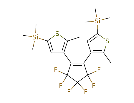1,2-bis(2'-methyl-5'-trimethylsilylthien-3'-yl)hexafluorocyclopent-1-ene