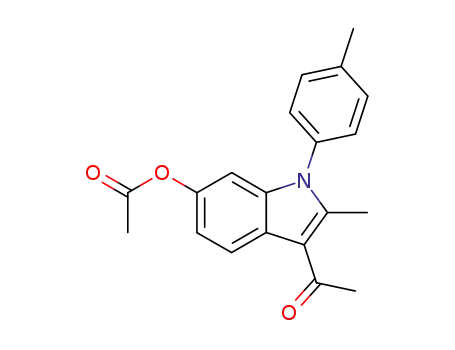 6-Acetoxy-3-acetyl-2-methyl-1-(p-tolyl)-indol