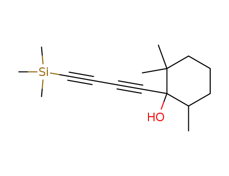 2,2,6-Trimethyl-1-(4-trimethylsilanyl-buta-1,3-diynyl)-cyclohexanol