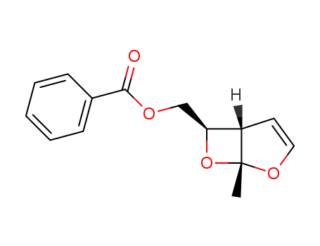 Benzoic acid (1R,5S,6R)-1-methyl-2,7-dioxa-bicyclo[3.2.0]hept-3-en-6-ylmethyl ester