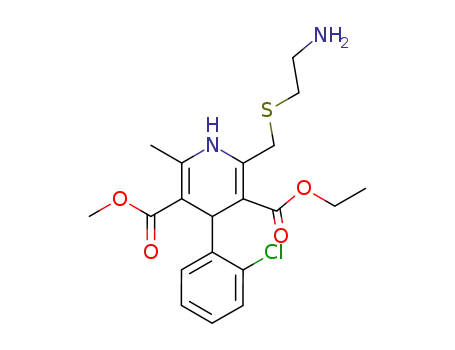 2-(2-aminoethylthiomethyl)-4-(2-chlorophenyl)-3-ethoxycarbonyl-5-methoxycarbonyl-6-methyl-1,4-dihydropyridine