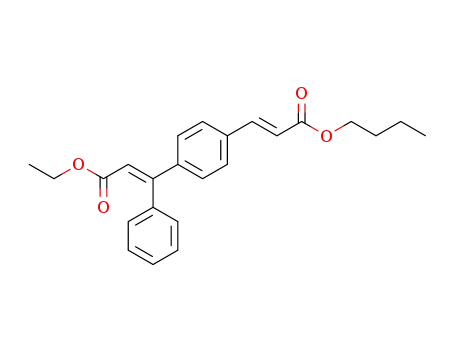 (E)-ethyl 3-(4-((E)-3-n-butoxy-3-oxoprop-1-en-1-yl)phenyl)-3-phenylacrylate
