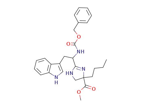 2-[1-Benzyloxycarbonylamino-2-(1H-indol-3-yl)-ethyl]-4-butyl-4,5-dihydro-1H-imidazole-4-carboxylic acid methyl ester