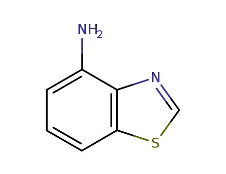 Molecular Structure of 1123-51-9 (4-Benzothiazolamine (9CI))