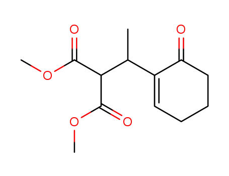 2-[1-(6-Oxo-cyclohex-1-enyl)-ethyl]-malonic acid dimethyl ester