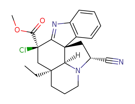 (3aS,5R,10bR,12R,12bS)-5-Chloro-12-cyano-3a-ethyl-2,3,3a,4,5,11,12,12b-octahydro-1H-6,12a-diaza-indeno[7,1-cd]fluorene-5-carboxylic acid methyl ester