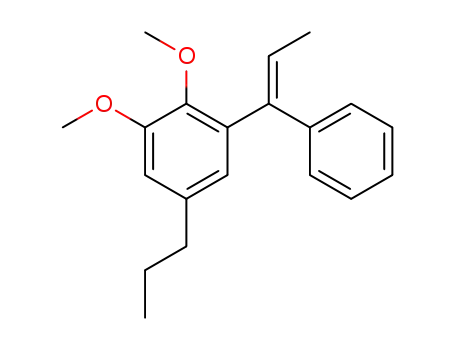 (E)-1,2-dimethoxy-3-(1-phenylprop-1-en-1-yl)-5-propylbenzene