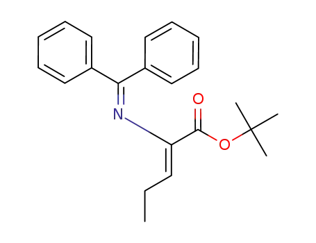 (Z)-2-(Benzhydrylidene-amino)-pent-2-enoic acid tert-butyl ester
